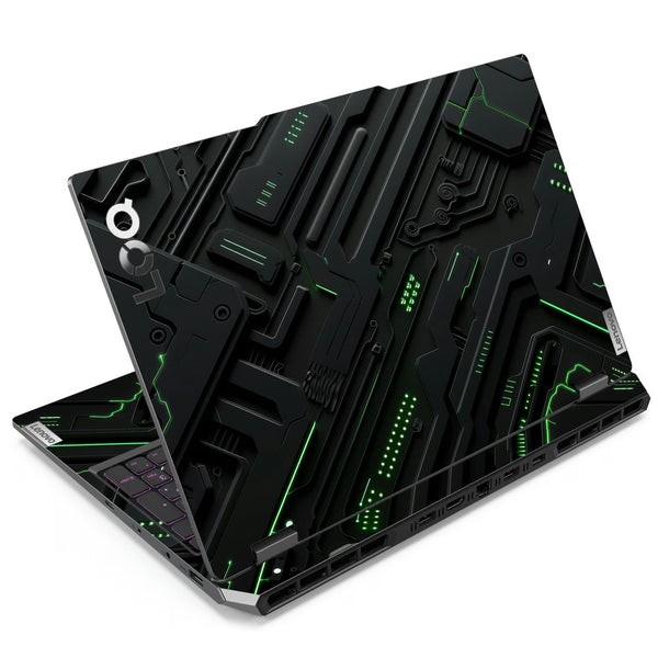 Lenovo LOQ Laptop Skin - Futuristic Dark Circuit Abstract