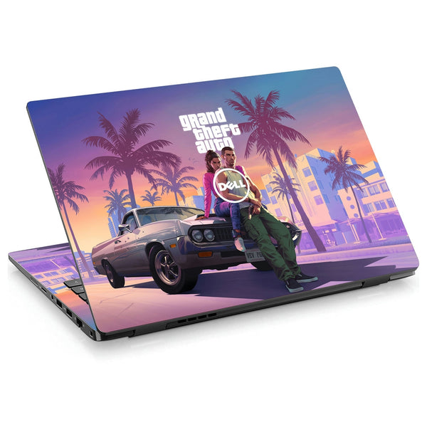 Dell Laptop Skin - GTA 6 Retro Escape