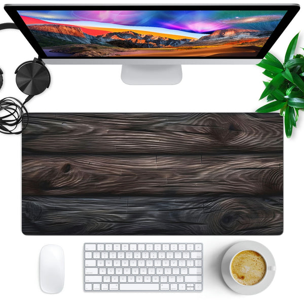 Anti-Slip Desk Mat Gaming Mouse Pad - Wooden Plank