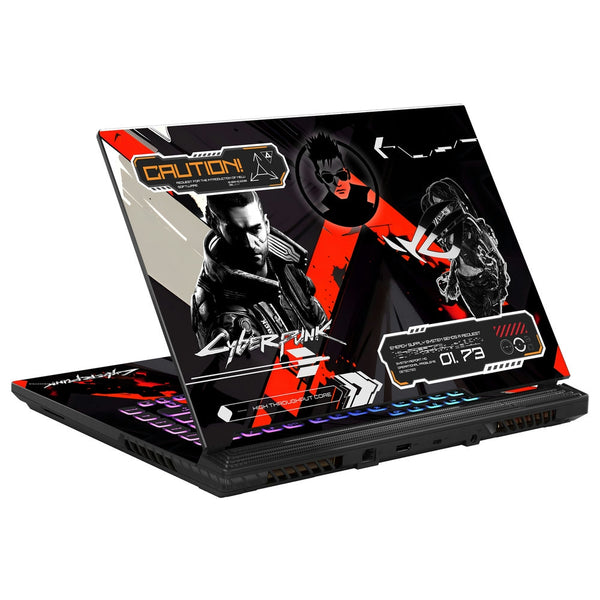 Asus Laptop Skin - Cyberpunk Neon Assassin