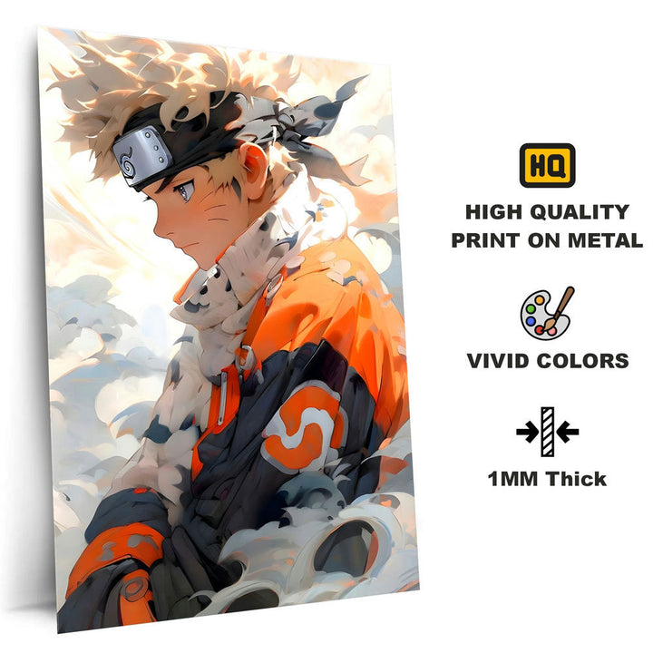 Metal Poster - Naruto Uzumaki NU04