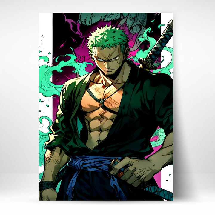 Metal Poster - One Piece Roronoa Zoro OP54