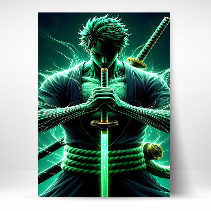 Metal Poster - One Piece Roronoa Zoro OP45