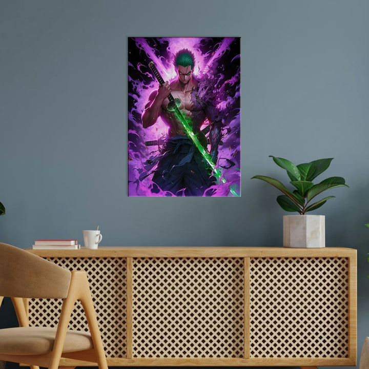 Metal Poster - One Piece Roronoa Zoro OP28