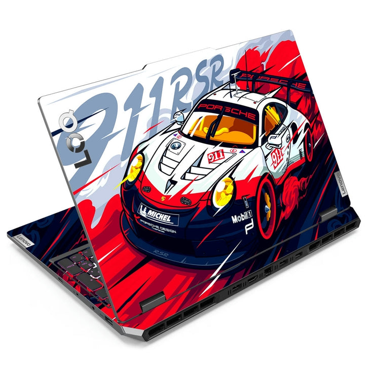 Laptop Skin - Porsche 911 RSR Racing