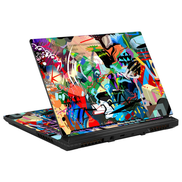 Asus Laptop Skin - Multicolour Graffiti Art