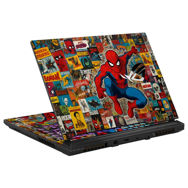 Asus Laptop Skin - Spiderman Jump Collage