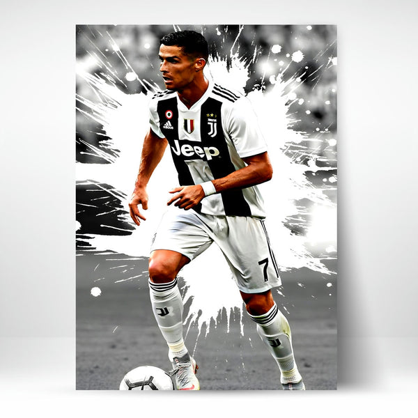 Metal Poster - Footballer Cristiano Ronaldo F03