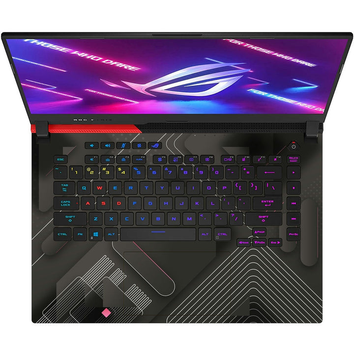 Asus Laptop Skin - Minimalist Matte Black Tech Abstract