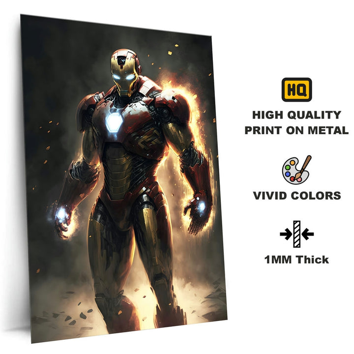 Metal Poster - Superhero Iron Man IM15