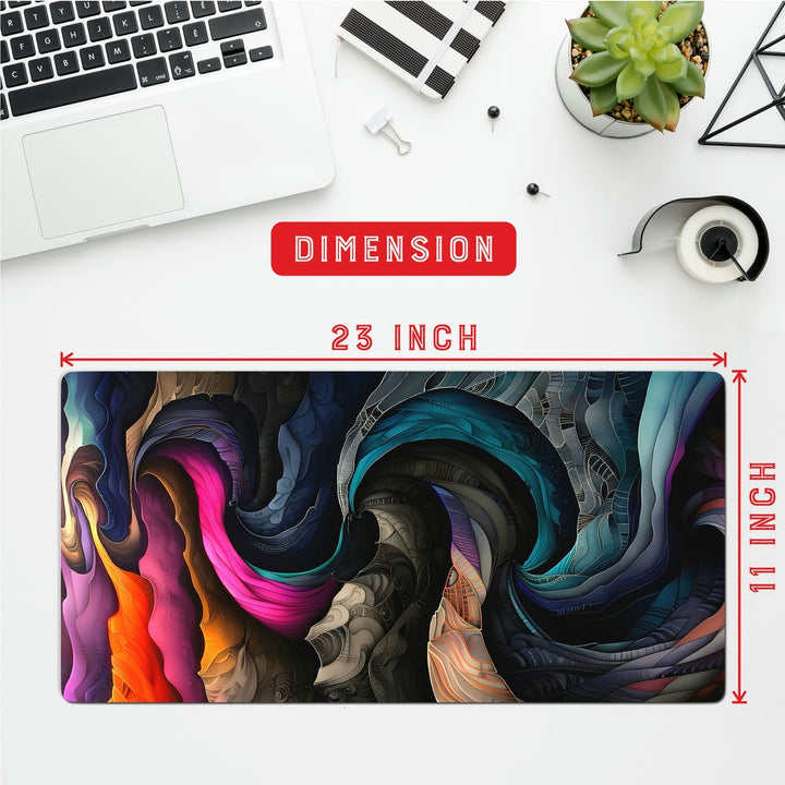 Anti-Slip Desk Mat Gaming Mouse Pad - Mystic Swirl