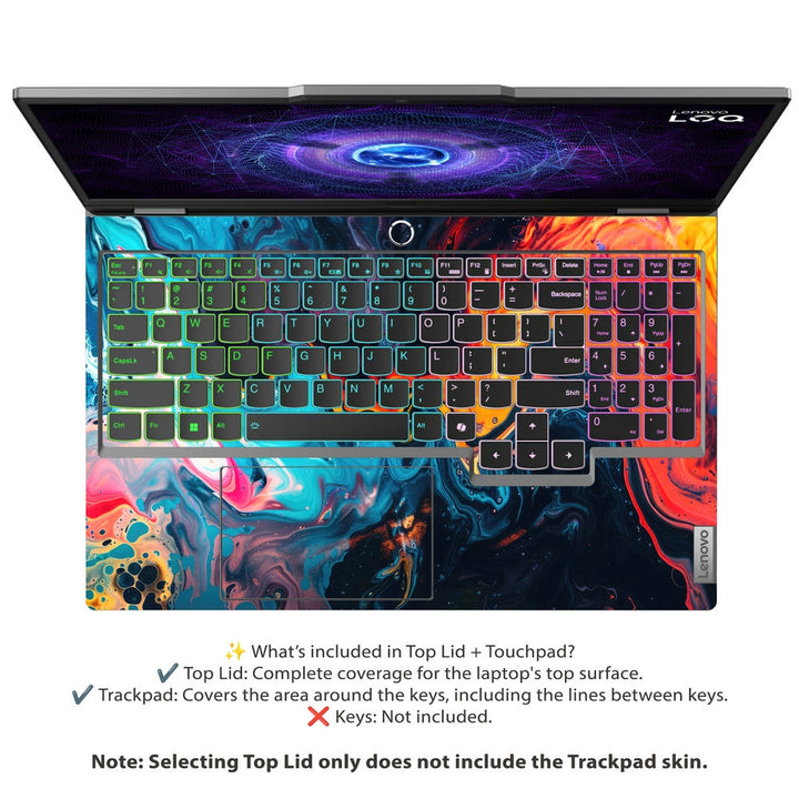 Lenovo LOQ Laptop Skin - Abstract Fluid Art