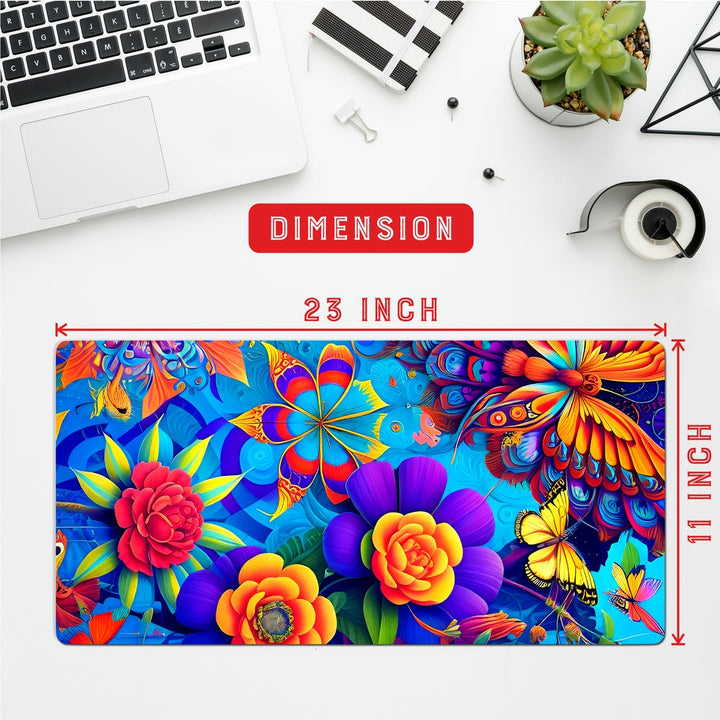 Anti-Slip Desk Mat Gaming Mouse Pad - Butterfly Bliss