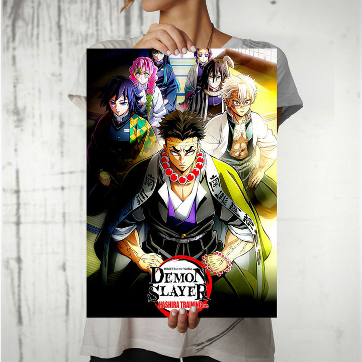 Metal Poster - Anime Demon Slayer