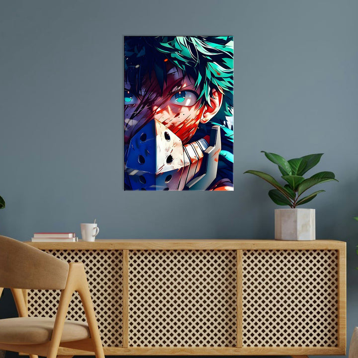 Metal Poster - Anime Izuku Midoriya