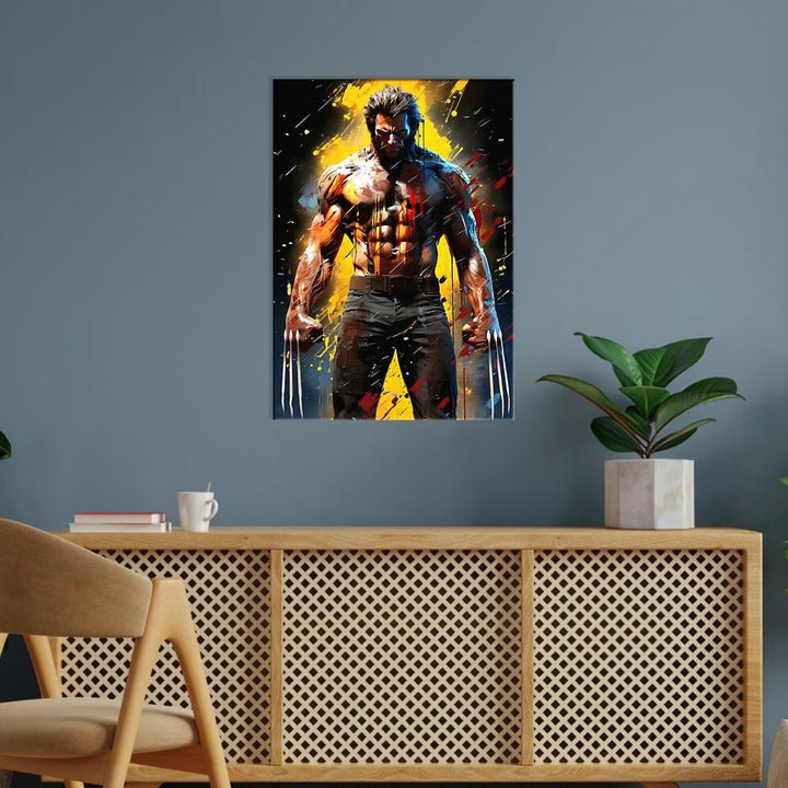 Metal Poster - Superhero Wolverine WOL02