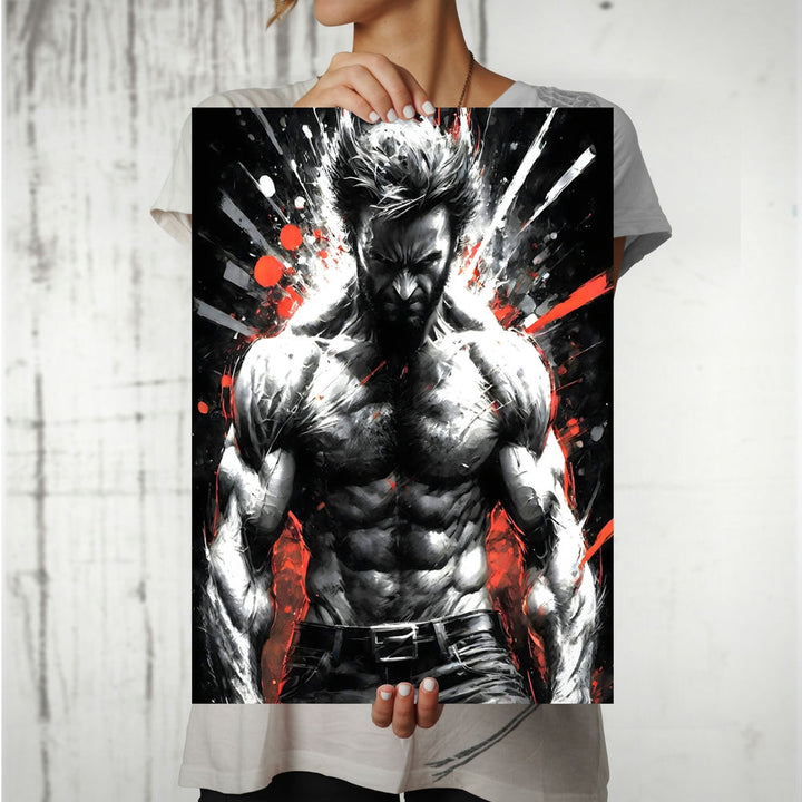 Metal Poster - Superhero Wolverine WOL07