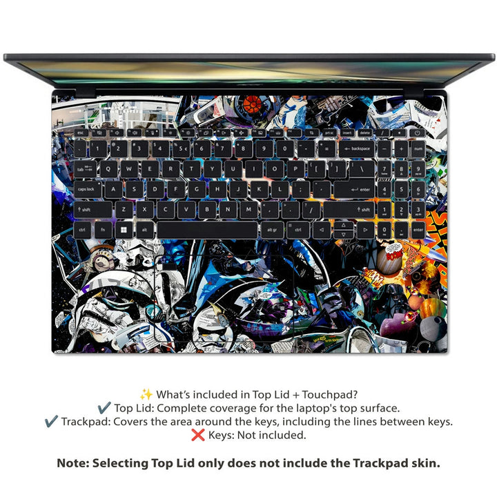 Acer Laptop Skin - Galactic Battles