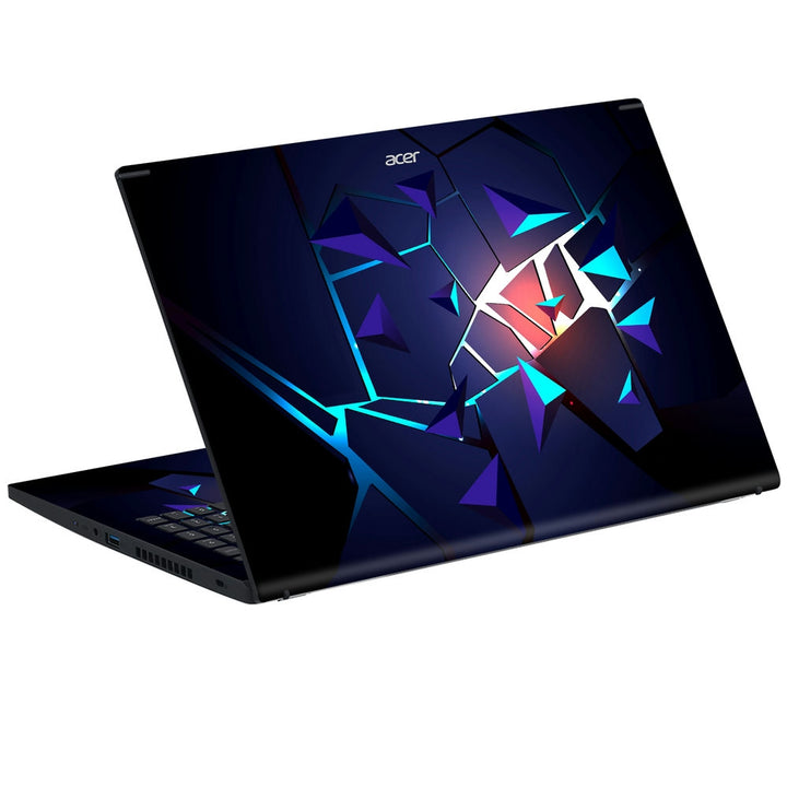 Acer Laptop Skin - Neon Crystal 3D Explosion