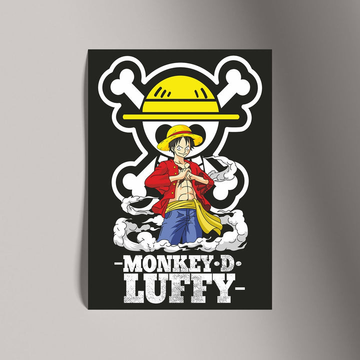 Self Adhesive Textured Vinyl Poster Monkey D. Luffy One Piece