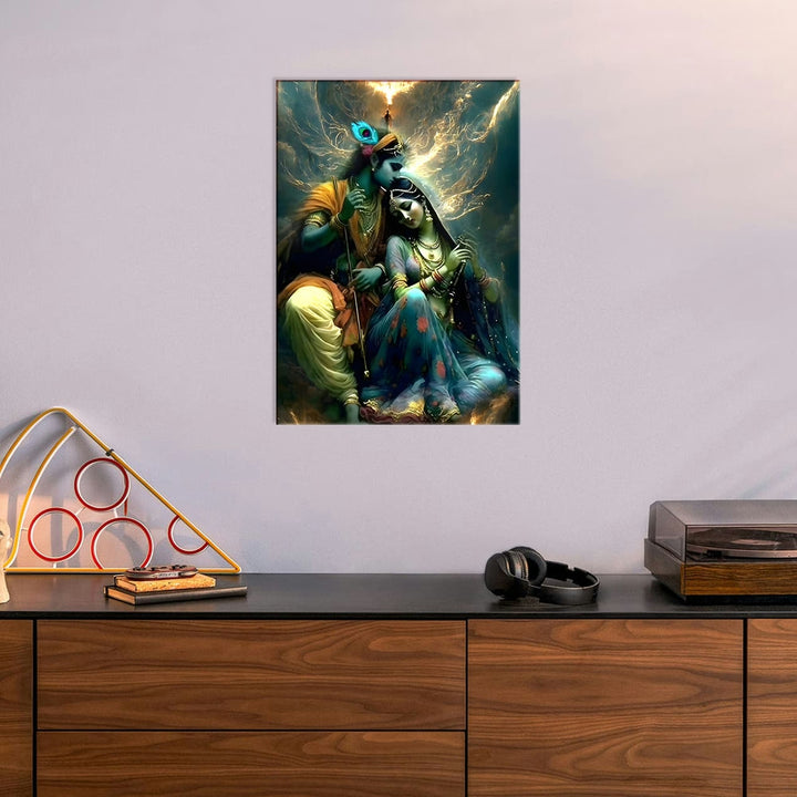 Metal Poster - Lord Krishna LK06