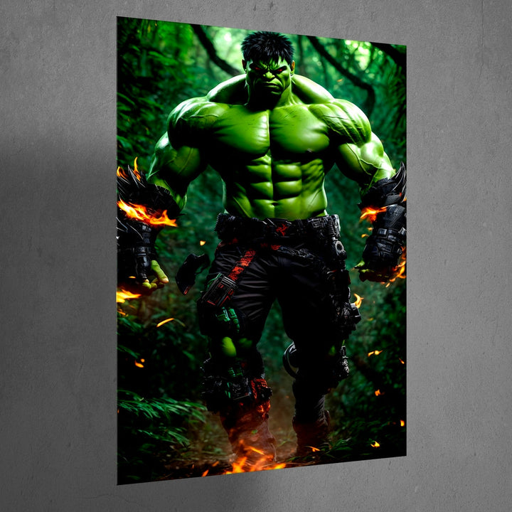 Metal Poster - Superhero Hulk SH02