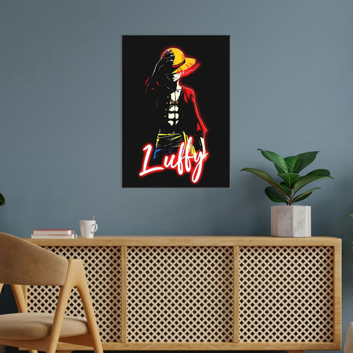 Metal Poster - One Piece Monkey D Luffy OP51