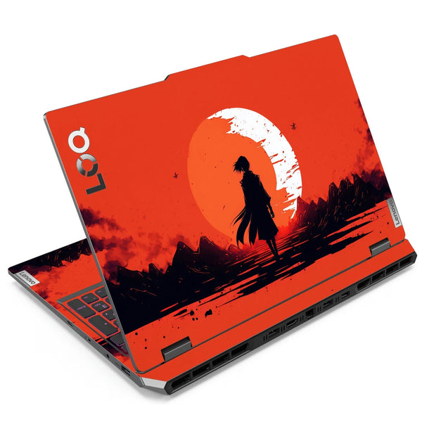 Lenovo LOQ Laptop Skin - Girl Watching Full Blood Moon