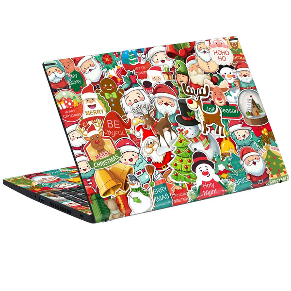 Acer Laptop Skin - Christmas Santa Sticker Bomb