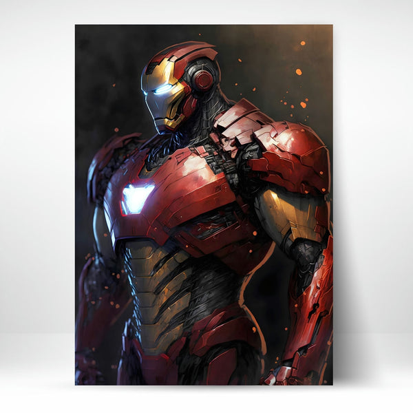 Metal Poster - Superhero Iron Man IM14