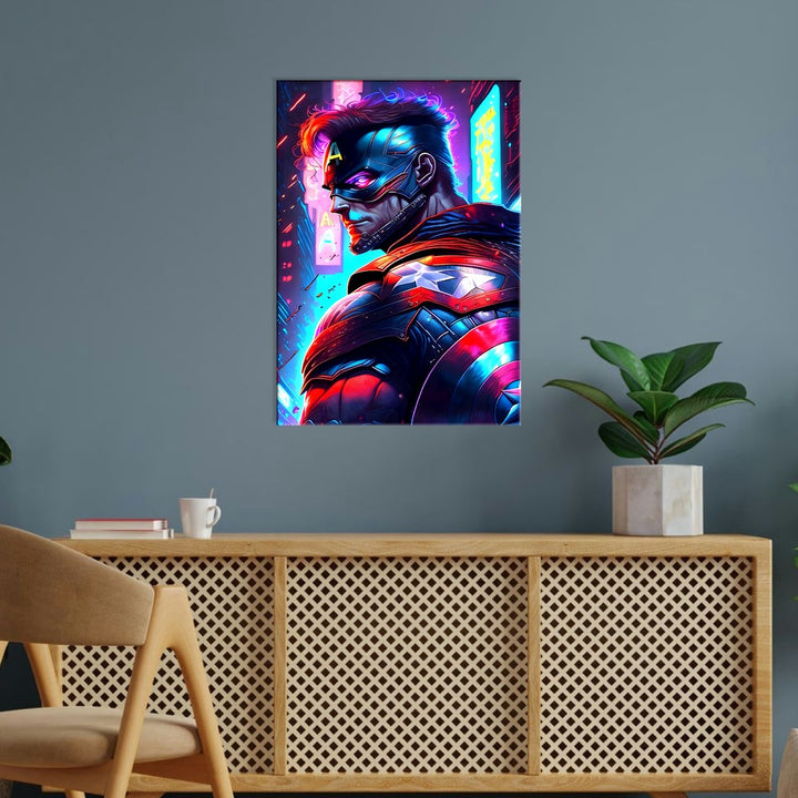 Metal Poster - Superhero Captain America CAP13