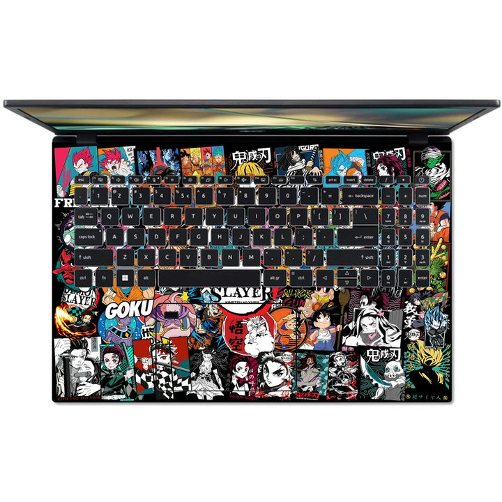 Acer Laptop Skin - Demon Slayer Collage