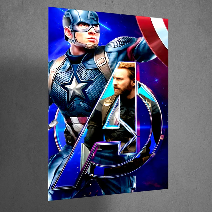 Metal Poster - Superhero Captain America CAP12