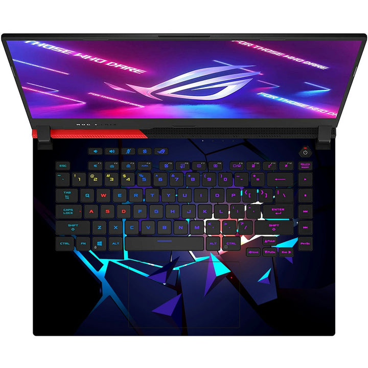 Asus Laptop Skin - Neon Crystal 3D Explosion