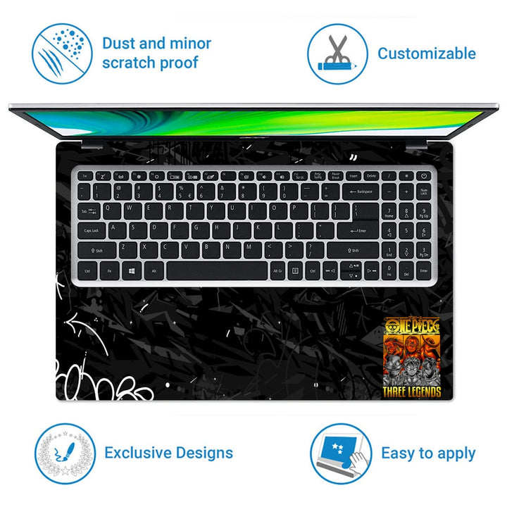 Laptop Skin - One Piece Anime Legendary DS18