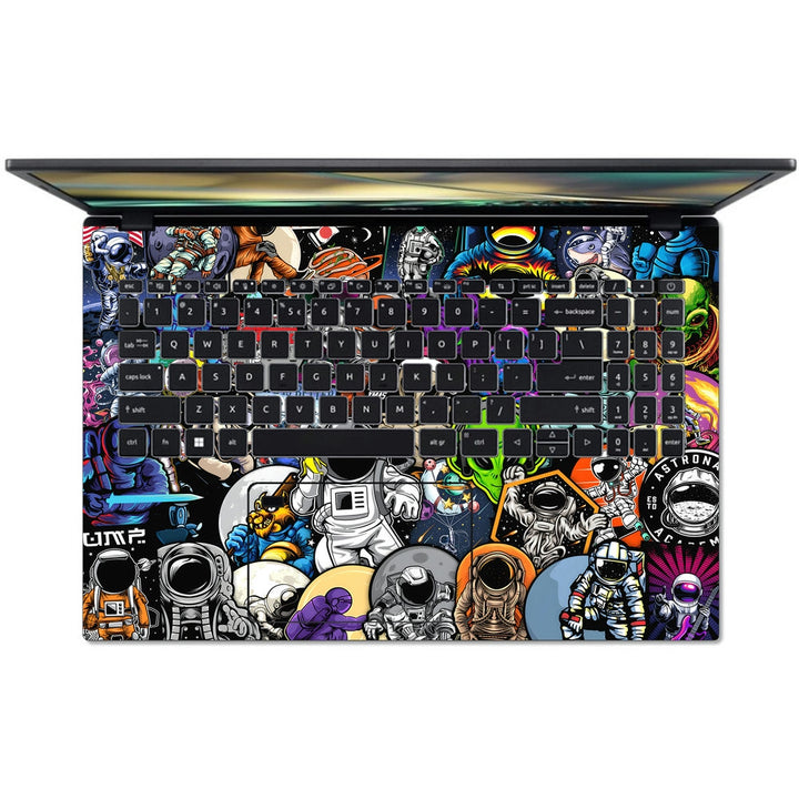 Acer Laptop Skin - Astronaut Sticker Bomb