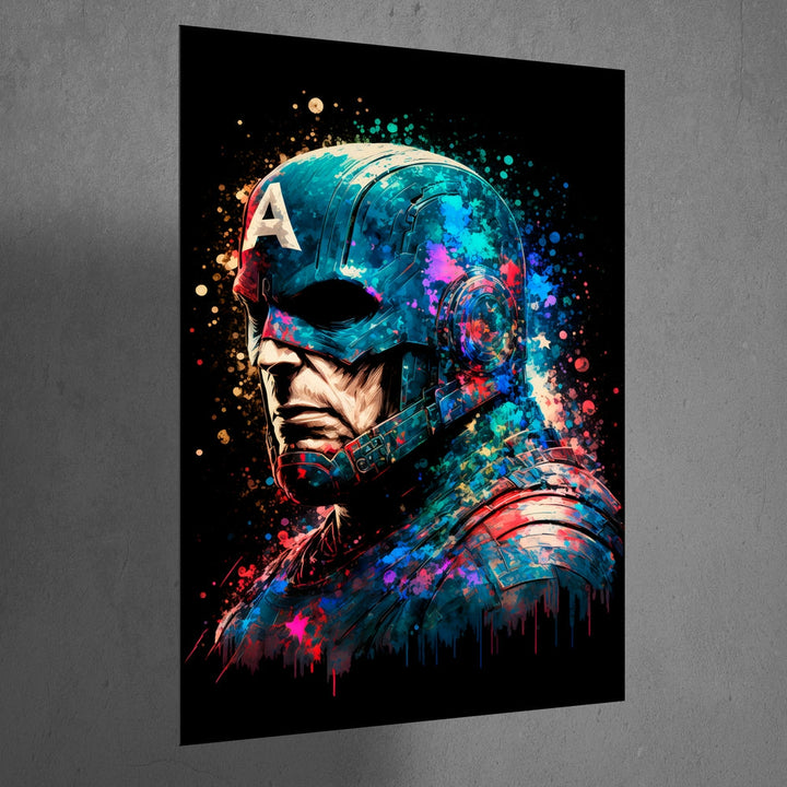 Metal Poster - Superhero Captain America CAP18