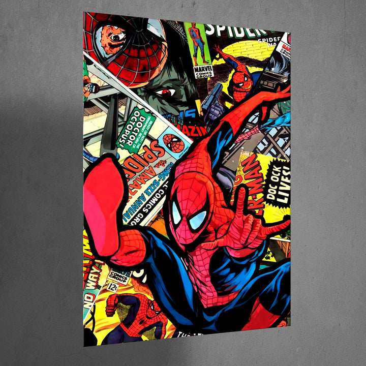 Metal Poster - Superhero Spiderman SM01