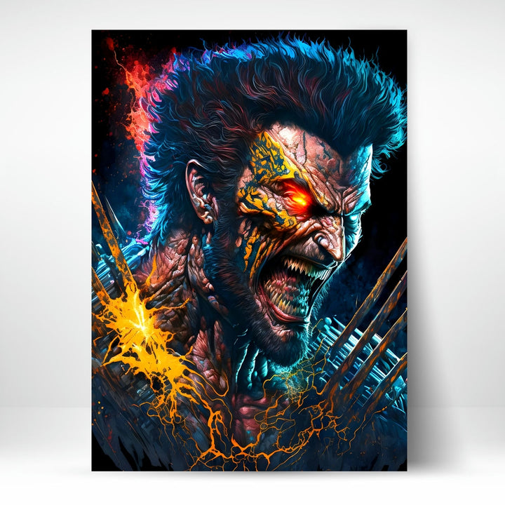 Metal Poster - Superhero Wolverine WOL01