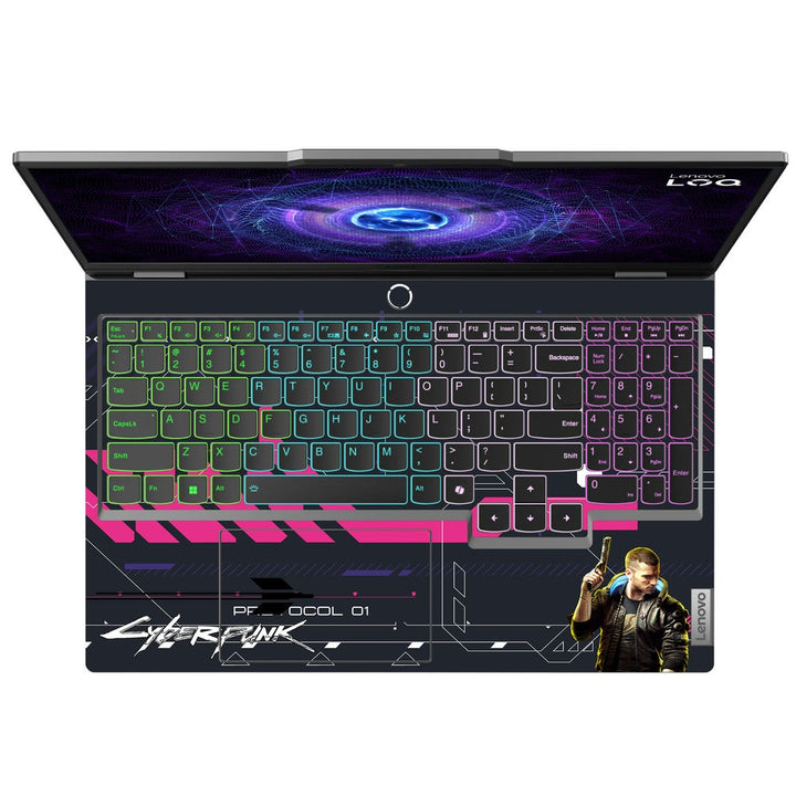 Lenovo LOQ Laptop Skin - Cyberpunk Data Drift