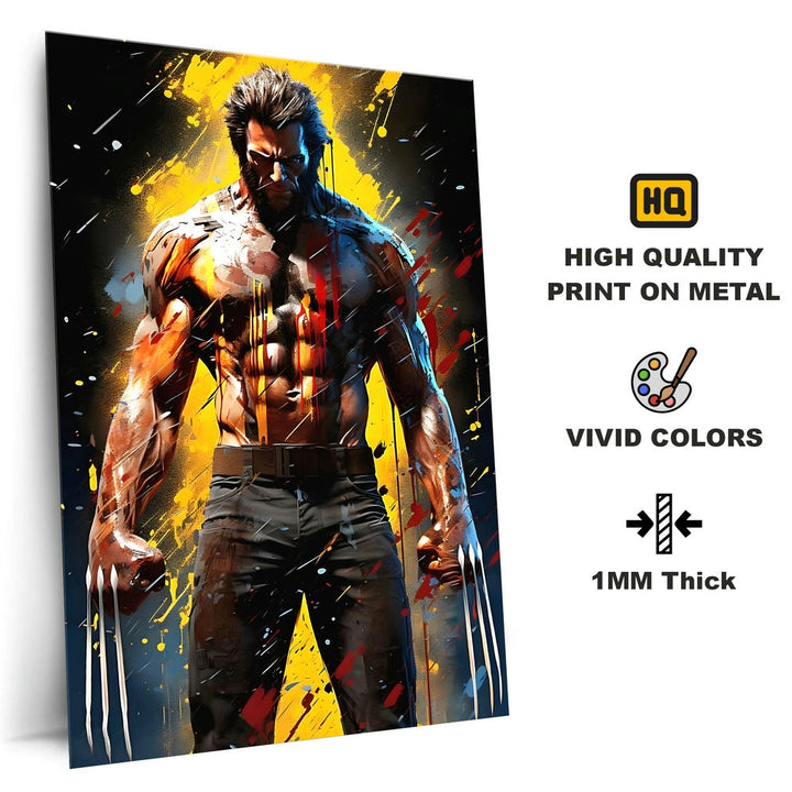 Metal Poster - Superhero Wolverine WOL02