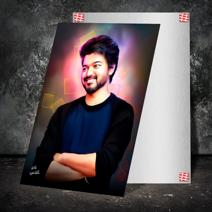 Metal Poster - Thalapathy Vijay TV01