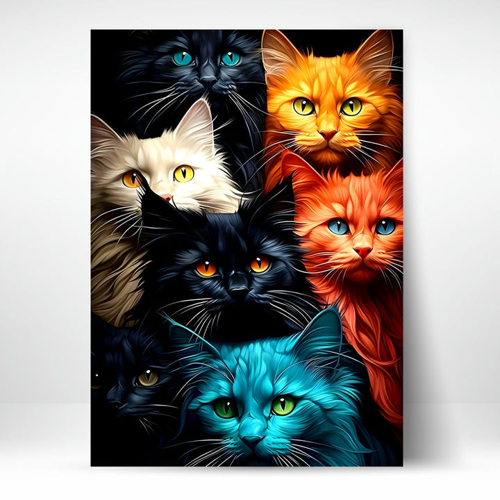 Metal Poster - Cats C01