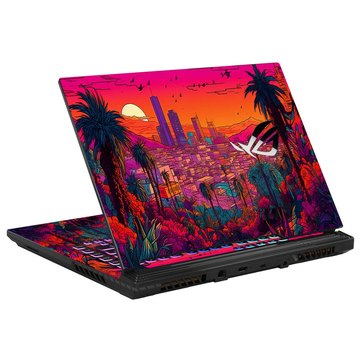 Asus Laptop Skin - Neon Cityscape Glow