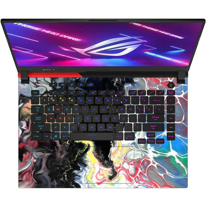 Asus Laptop Skin - Color Splash Abstract Landscape