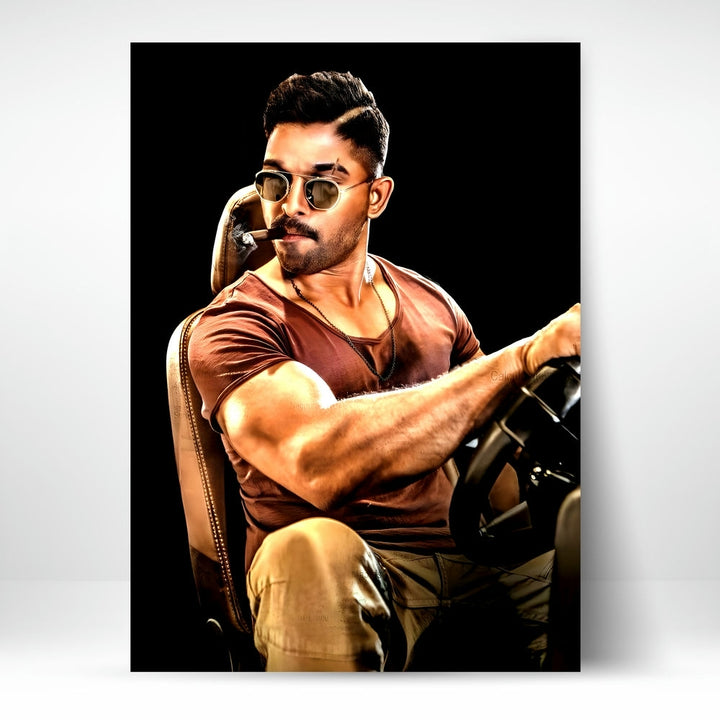 Metal Poster - Allu Arjun AA05