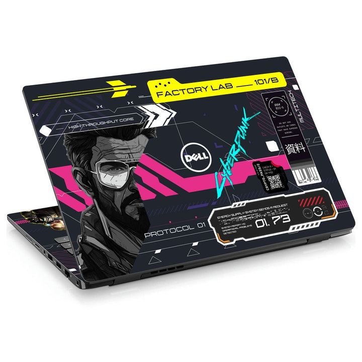 Dell Laptop Skin - Cyberpunk Data Drift