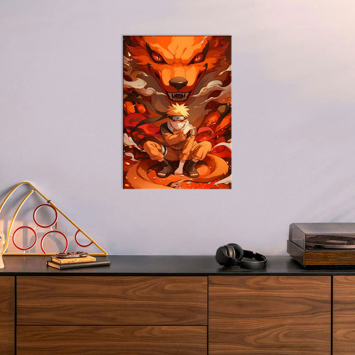 Metal Poster - Kurama Nine Tails