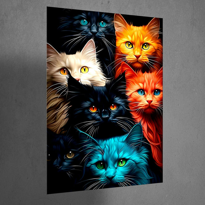 Metal Poster - Cats C01