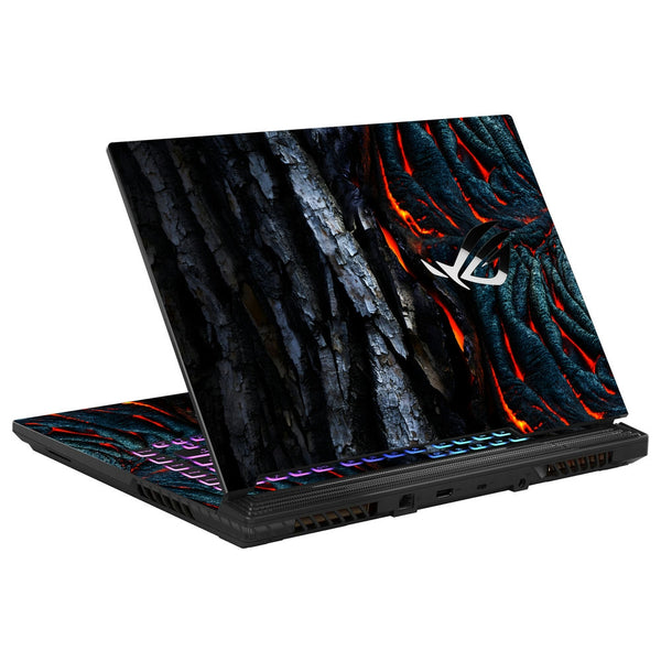 Asus Laptop Skin - Orange Lava in Tree Root